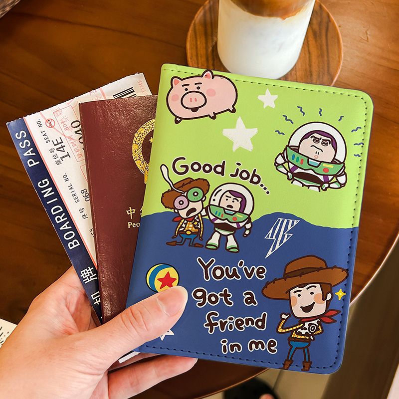 Travel Accessories Japan - Cute Buzz Lightyear Passport Holder Document