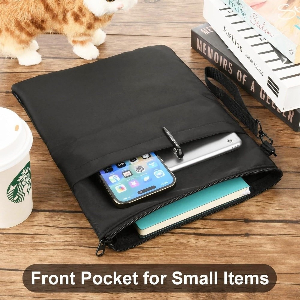 Travel Accessories Pouch - with Zipper Book Sleeves Lightweight Stain-resistant