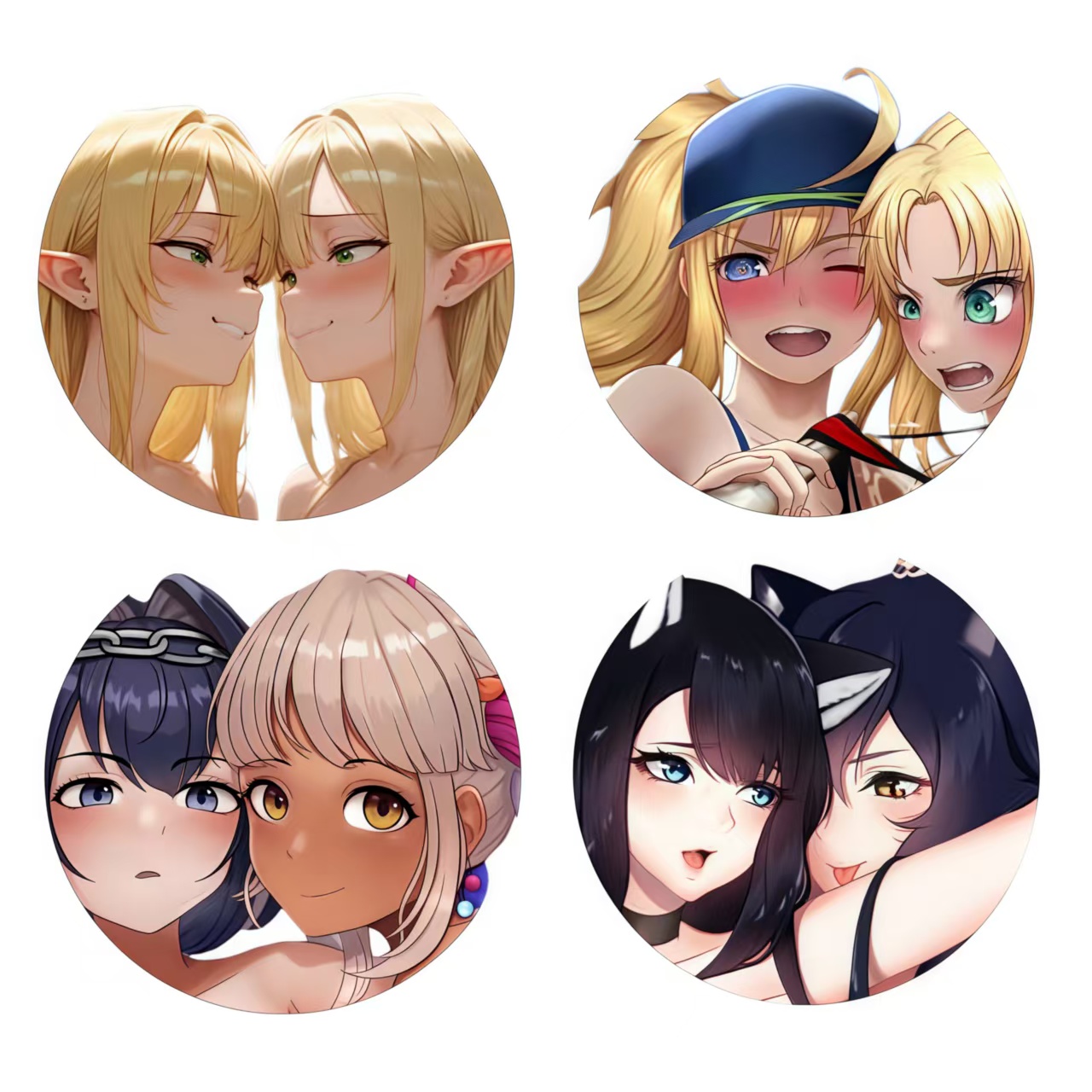 Sticker Luggage Decorative - Anime Girl stickers Adult Japanese Cartoon