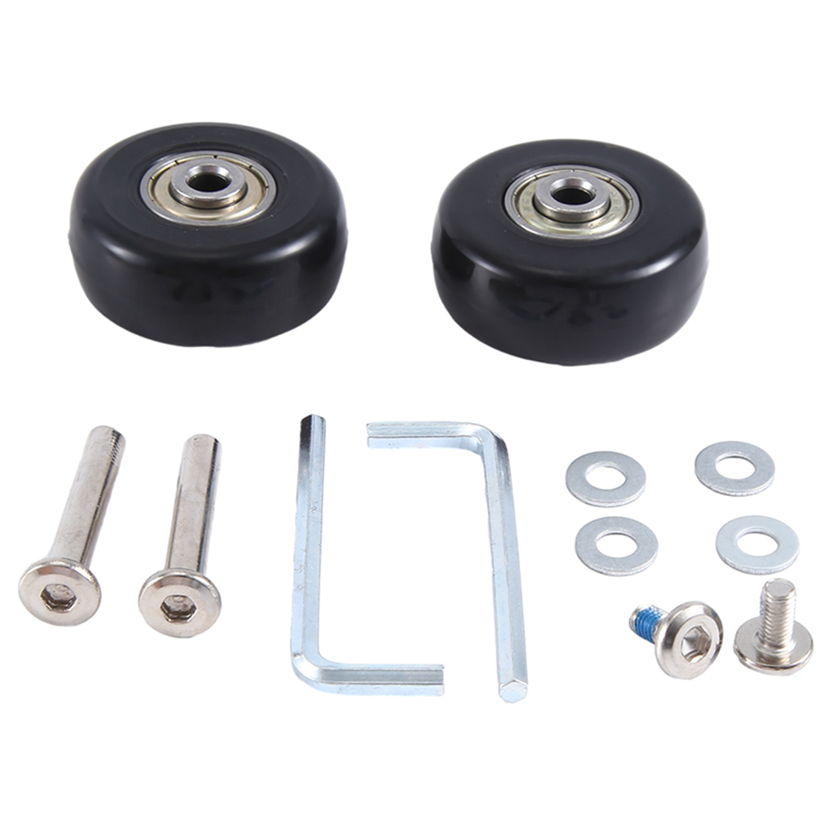 Luggage Wheel Replacement - ABQR 55X18mm Set of 2 Luggage