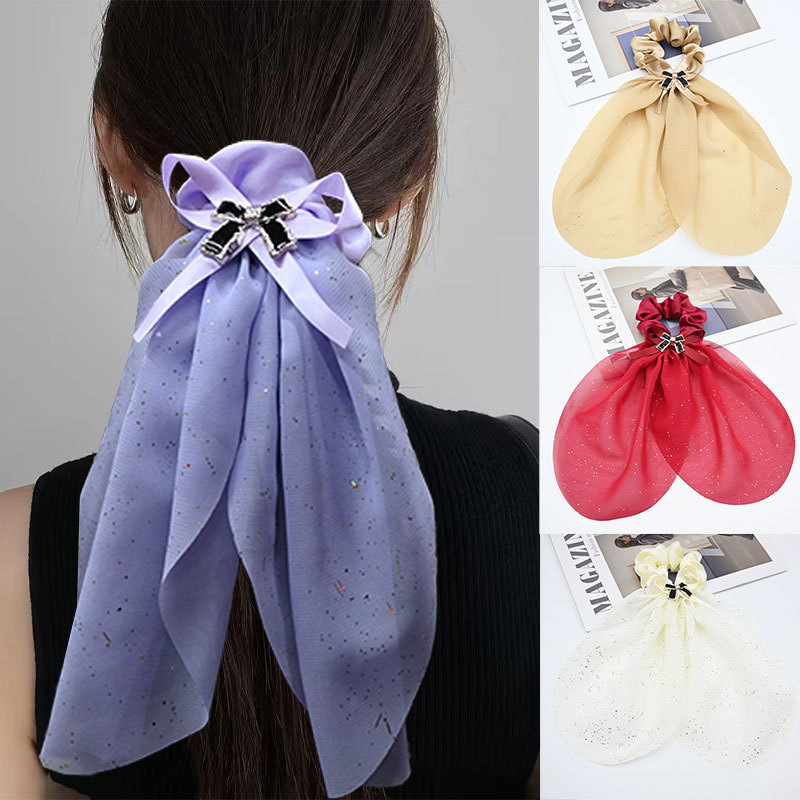 Travel Accessories Bunnings - Scrunchies With Bow Sweet Hair Rope