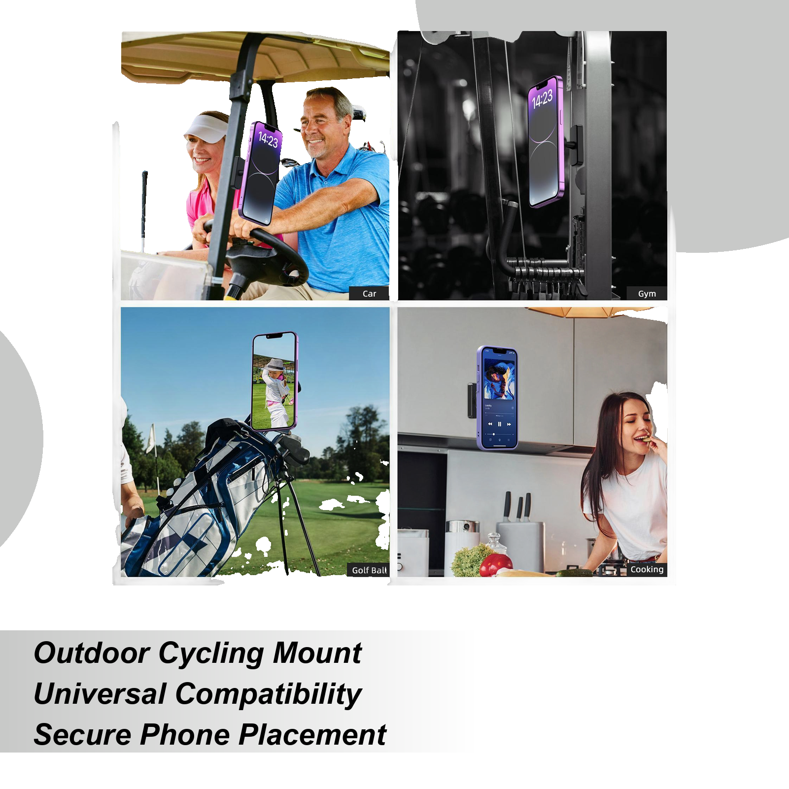 Golf Cart Phone Holder 17mm 36 - Travel Yoga Accessories のレビューと価格