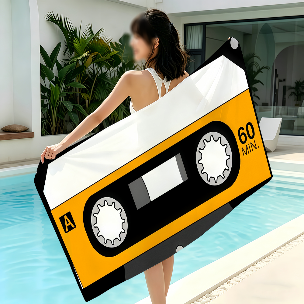 Vintage Cassette Music Tape To - Travel Yoga Accessories のレビューと価格