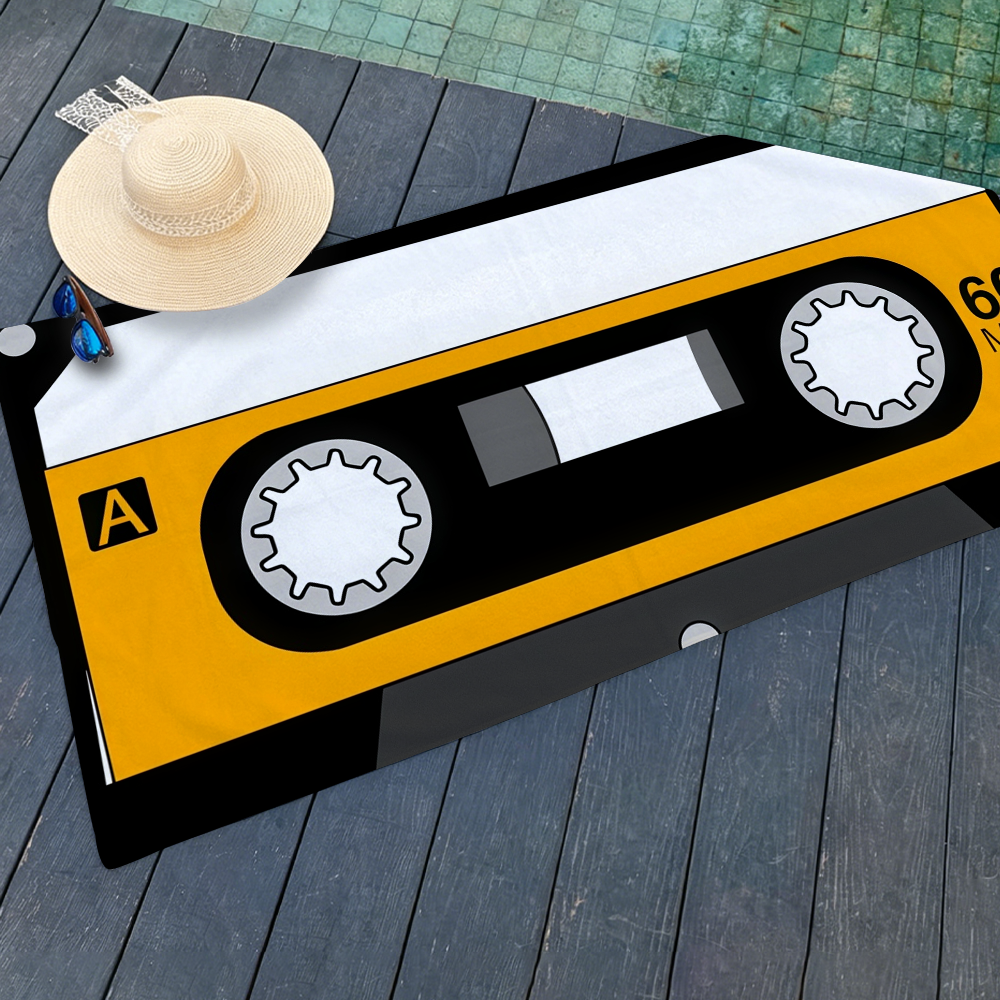 Vintage Cassette Music Tape To - Travel Yoga Accessories のレビューと価格