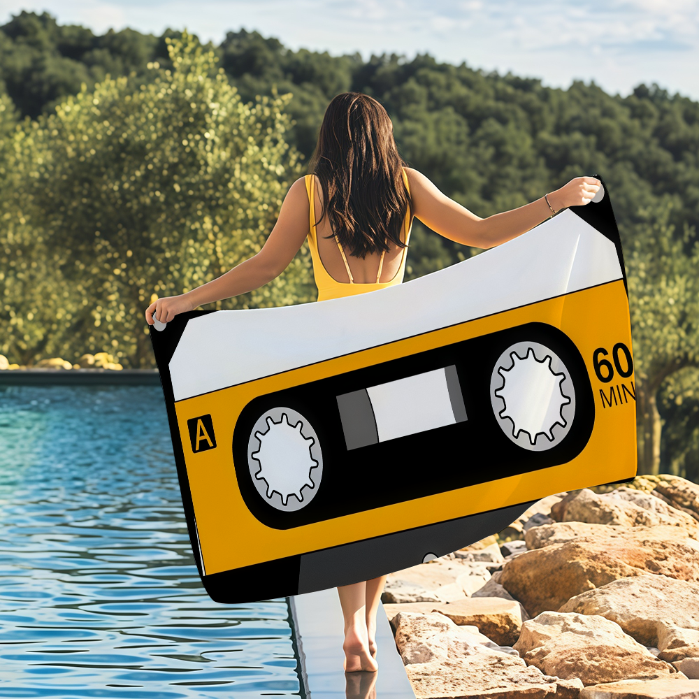 Vintage Cassette Music Tape To - Travel Yoga Accessories のレビューと価格