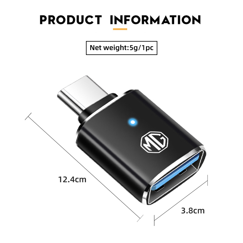 Car LED Type C To USB 3.0 Adap - Travel Plug Type C のレビューと価格