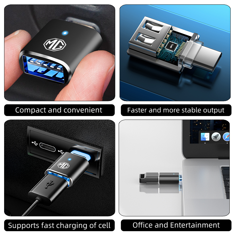 Car LED Type C To USB 3.0 Adap - Travel Plug Type C のレビューと価格