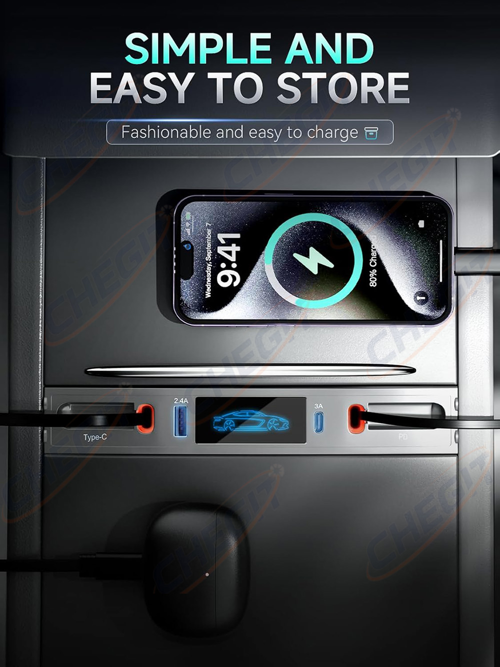 4 in 1 For Tesla Model 3 Model - Travel Plug Type C のレビューと価格