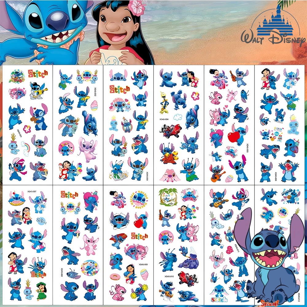 48Sheets Cute Disney Lilo Stit - Sticker Luggage Decorative のレビューと価格