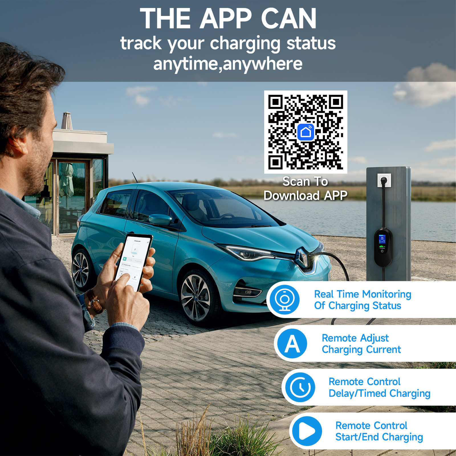 AFYEEV 3600W Portable Type 2 I - Travel Plug Type C のレビューと価格