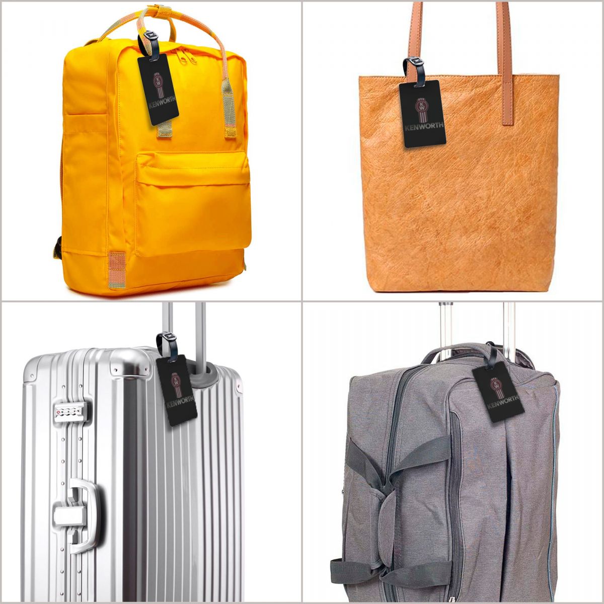 Kenworth Luggage Tags Suitcase - Travel Accessories Name のレビューと価格