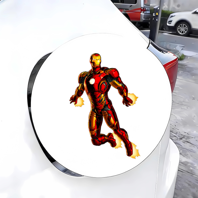 PVC Car Sticker Anime Iron Man - Sticker Luggage Decorative のレビューと価格
