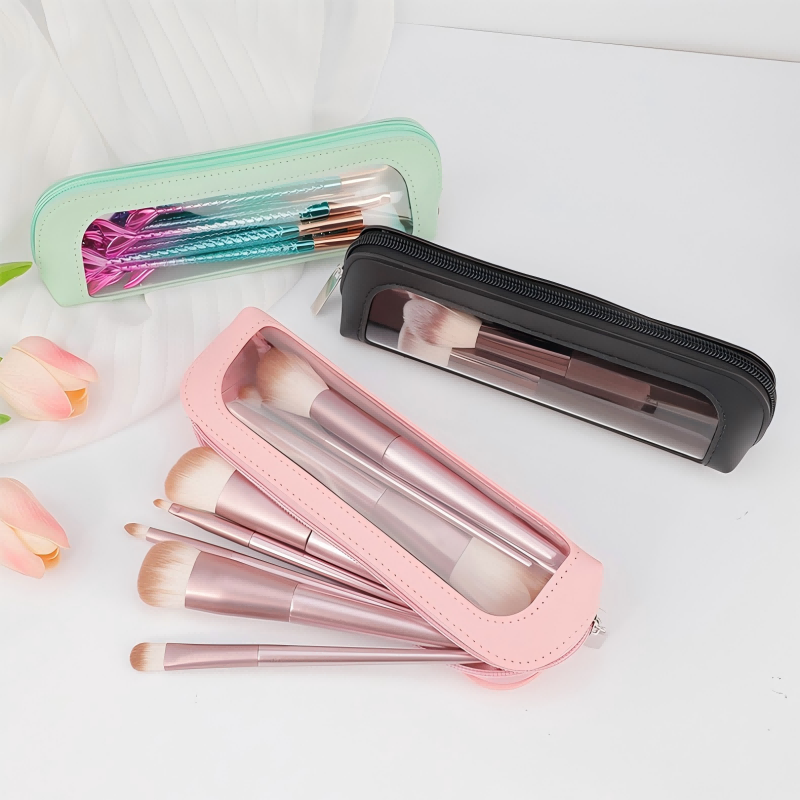 Small Clear PU Leather Travel  - Travel Accessories Pouch のレビューと価格