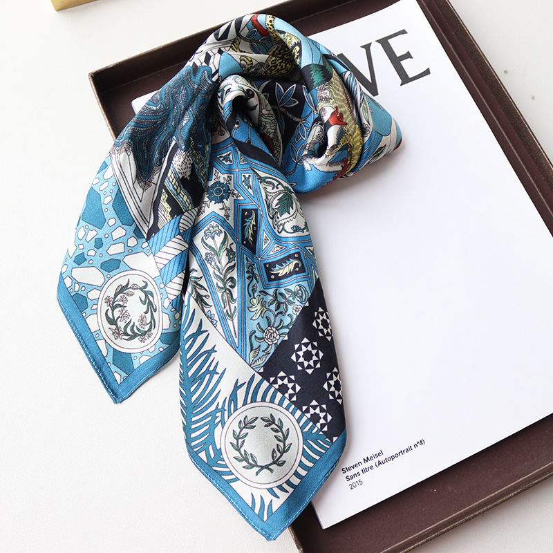 100Silk Scarf 12MM Women Squar - Travel Accessories Neck のレビューと価格