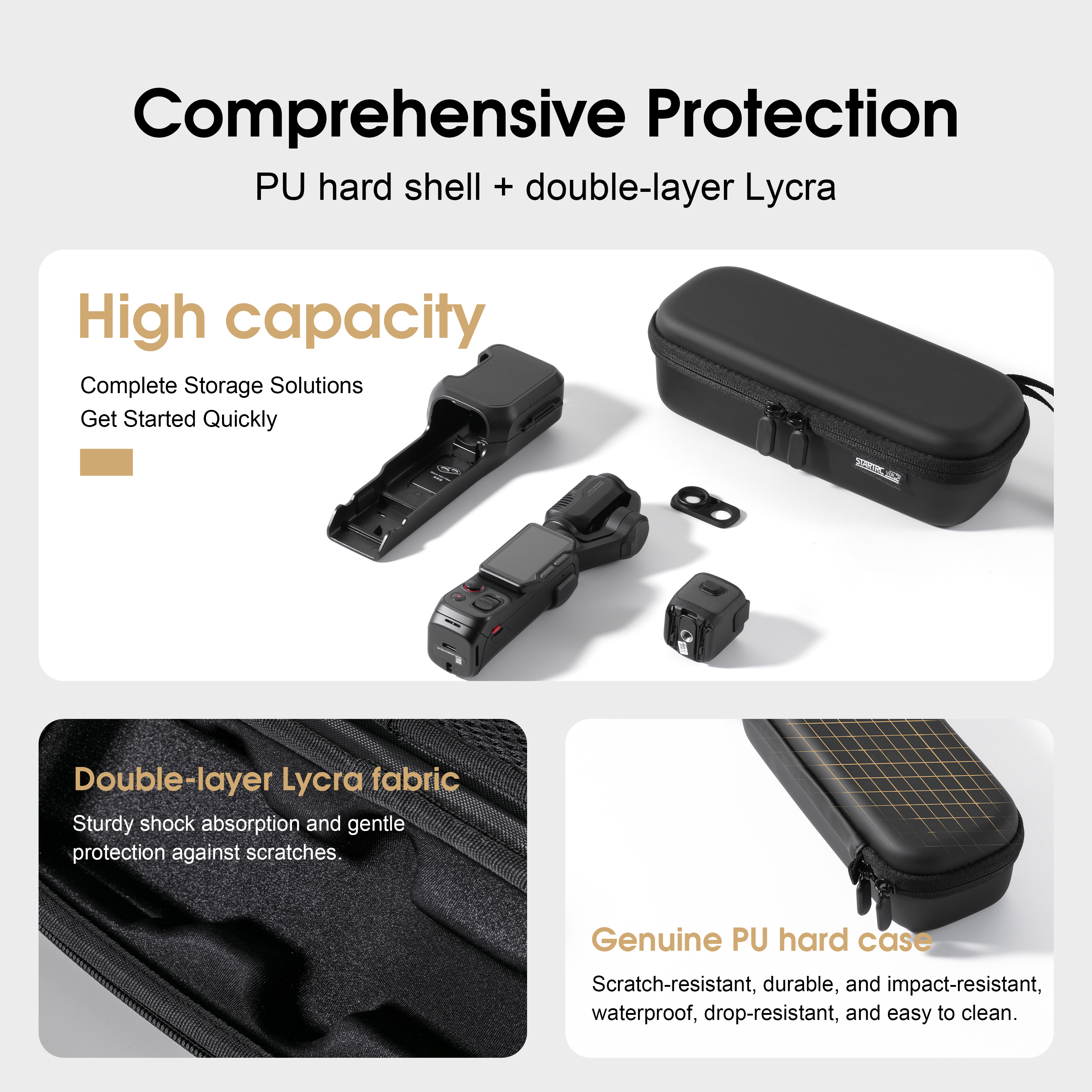 Carrying Case For Insta 360 Lu - Travel Accessories Pouch のレビューと価格
