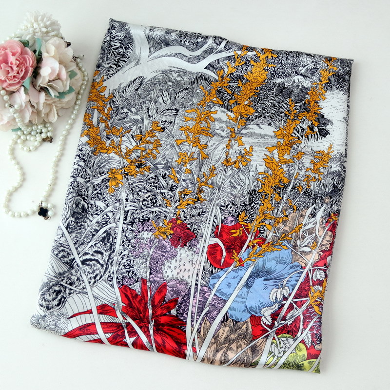 110CM Silk Scarf Luxury Hand R - Travel Accessories Neck のレビューと価格