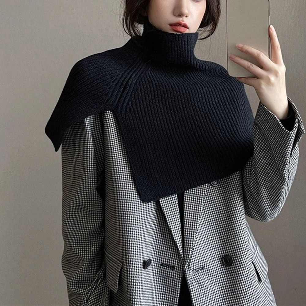 Retro Pullover Knitted Shawl W - Travel Accessories Neck のレビューと価格