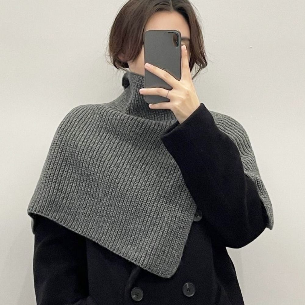 Retro Pullover Knitted Shawl W - Travel Accessories Neck のレビューと価格