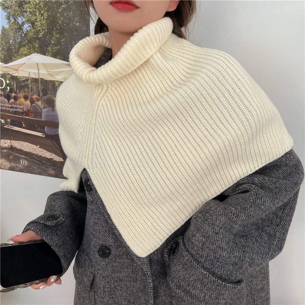 Retro Pullover Knitted Shawl W - Travel Accessories Neck のレビューと価格