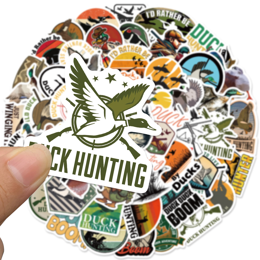 56pcs Duck Hunting Sticker For - Sticker Luggage Decorative のレビューと価格