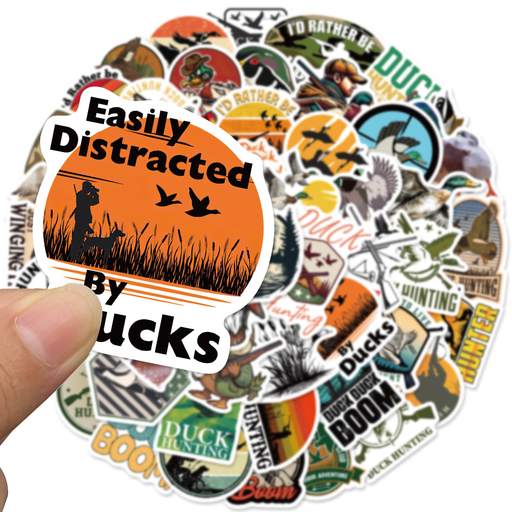 56pcs Duck Hunting Sticker For - Sticker Luggage Decorative のレビューと価格