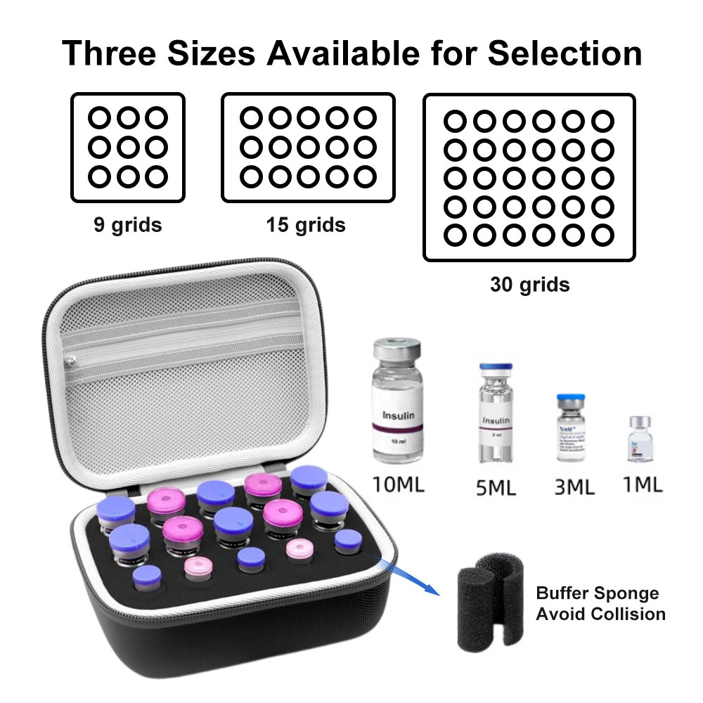 Insulin Vial Storage Case, 9/1 - Travel Accessories Organizer Case のレビューと価格