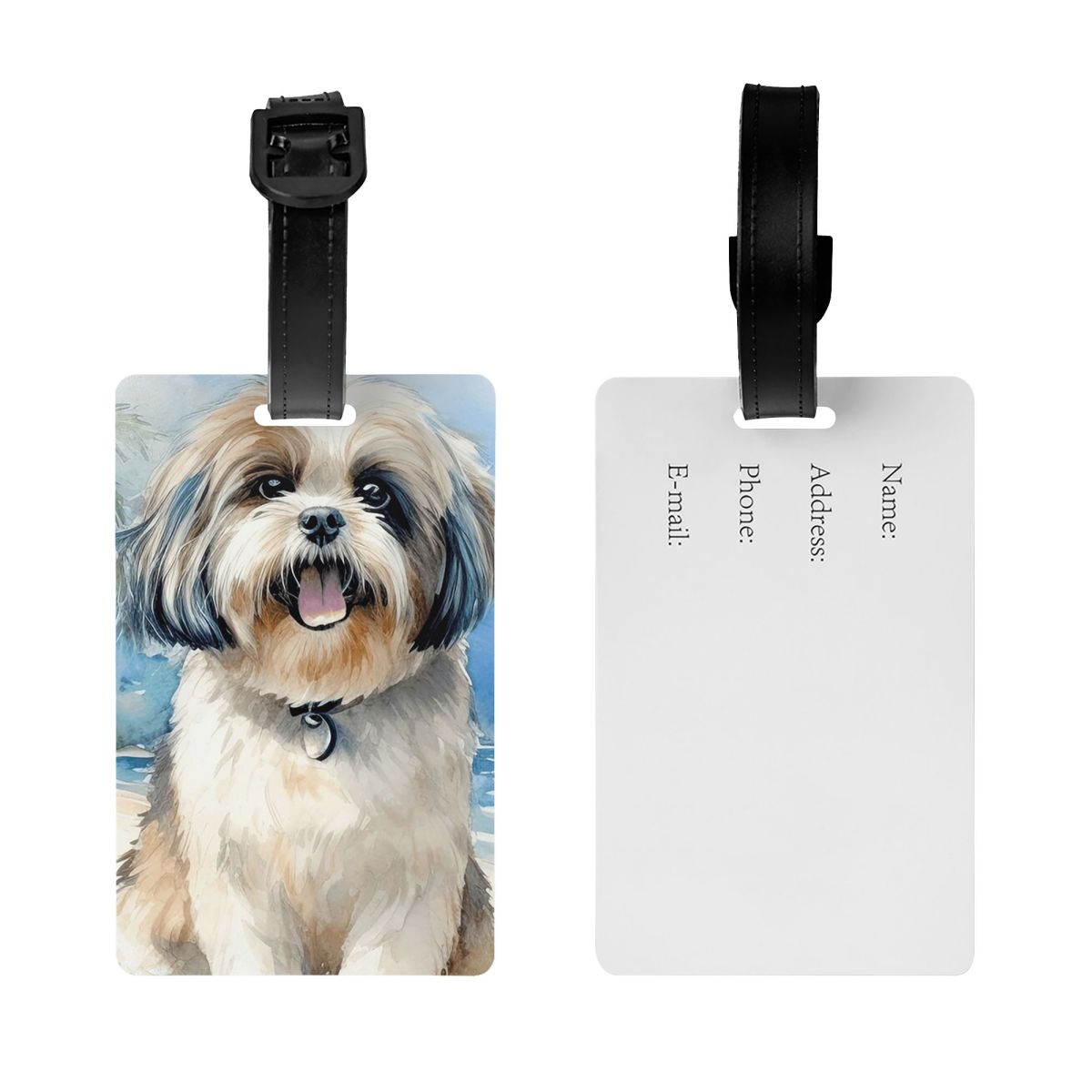 Shih Tzu On The Beach Luggage  - Travel Accessories Name のレビューと価格