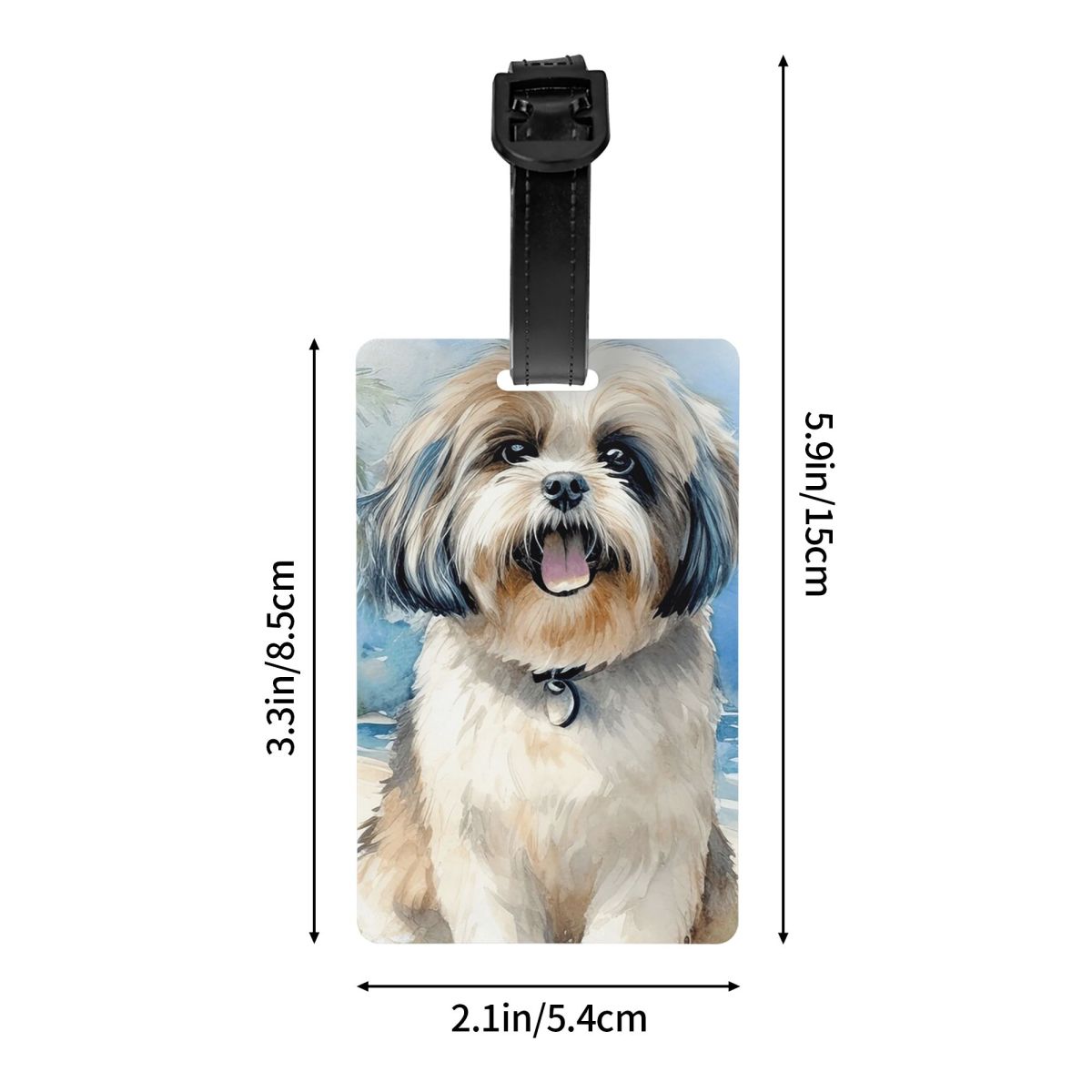 Shih Tzu On The Beach Luggage  - Travel Accessories Name のレビューと価格
