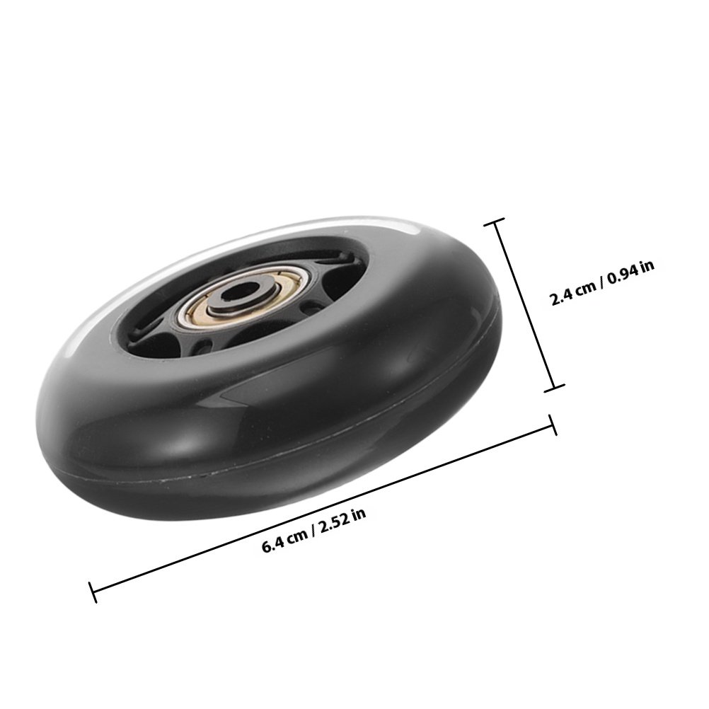 4Pcs PU Silent Transparent Whe - Luggage Wheel Replacement のレビューと価格