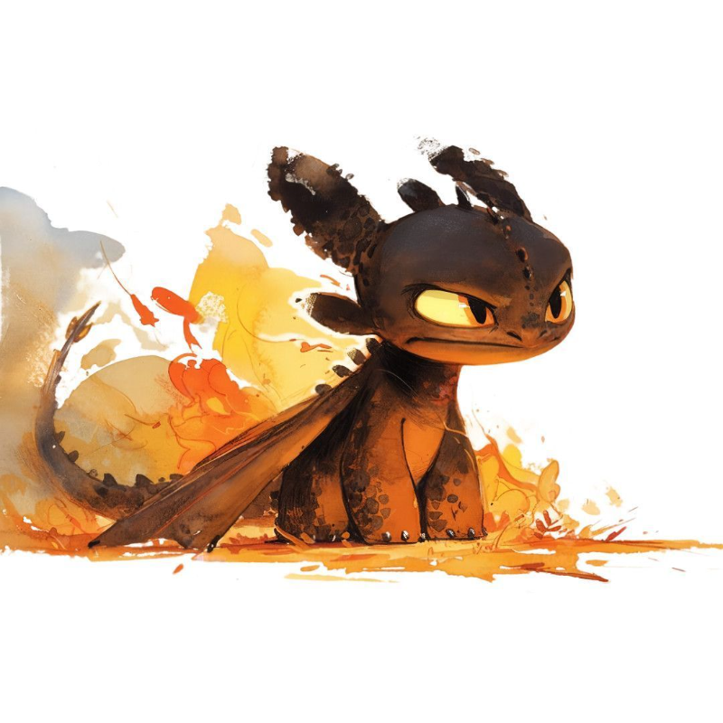 Dragon tamer expert, cute and  - Sticker Luggage Decorative のレビューと価格