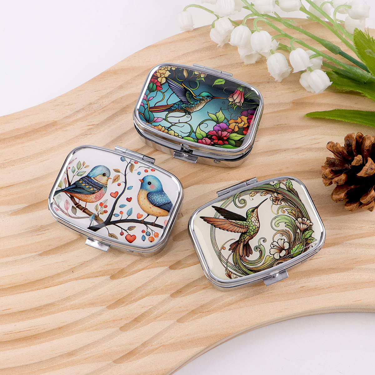 Cute Cartoon Bird Design Porta - Travel Accessories Organizer Case のレビューと価格