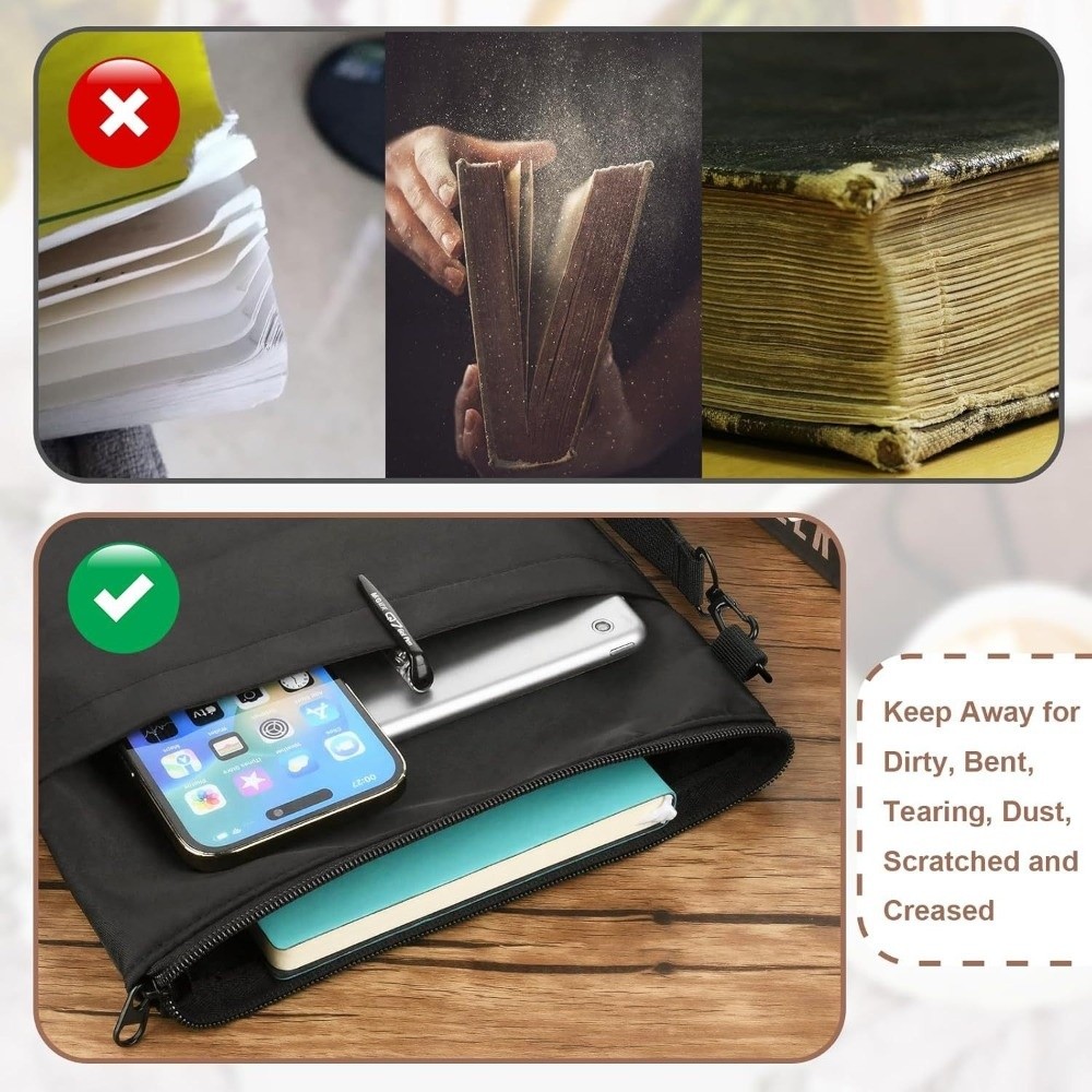 with Zipper Book Sleeves Light - Travel Accessories Pouch のレビューと価格