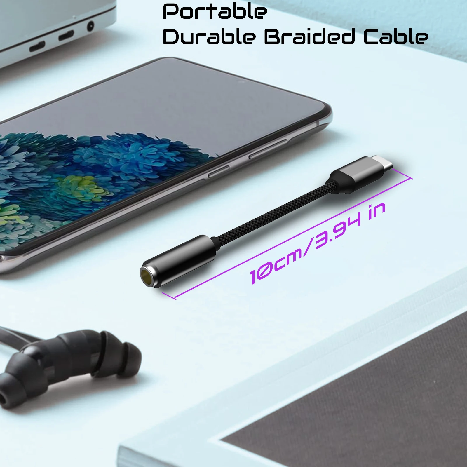 USB Type C 3.5 Jack Adapter US - Travel Plug Type C のレビューと価格