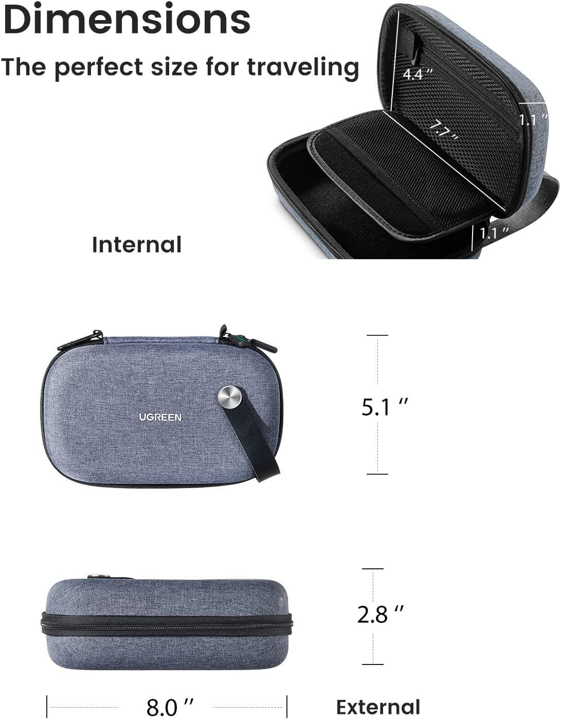 UGREEN Electronics Travel Orga - Travel Accessories Organizer Case のレビューと価格