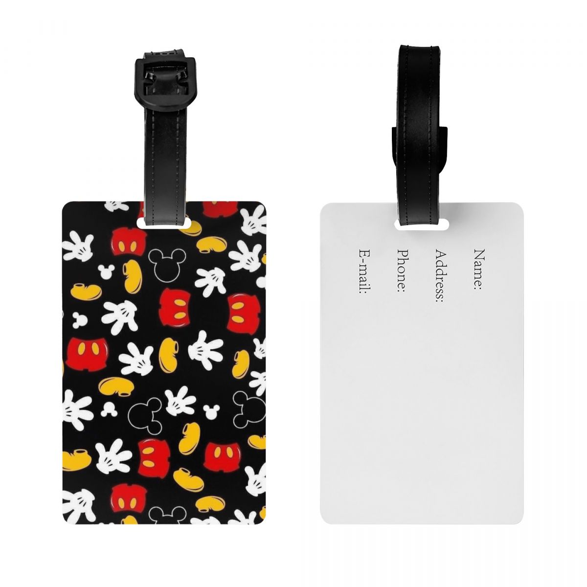 Custom M-Mouse  Luggage Tag fo - Travel Accessories Name のレビューと価格