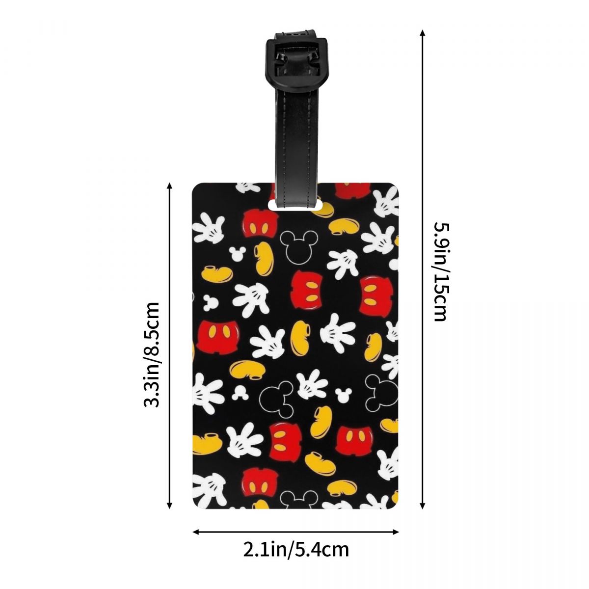 Custom M-Mouse  Luggage Tag fo - Travel Accessories Name のレビューと価格