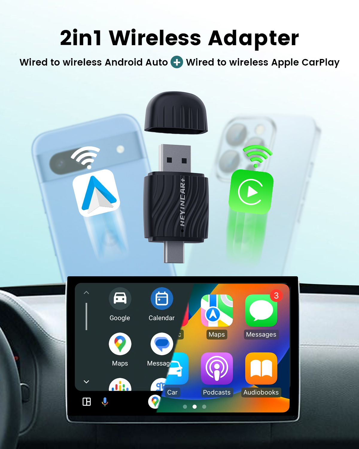HEYINCAR 2 in 1 Interface Wire - Travel Plug Type C のレビューと価格