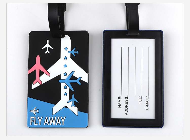 1pc Cartoon Animal PVC Luggage - Travel Accessories Name のレビューと価格