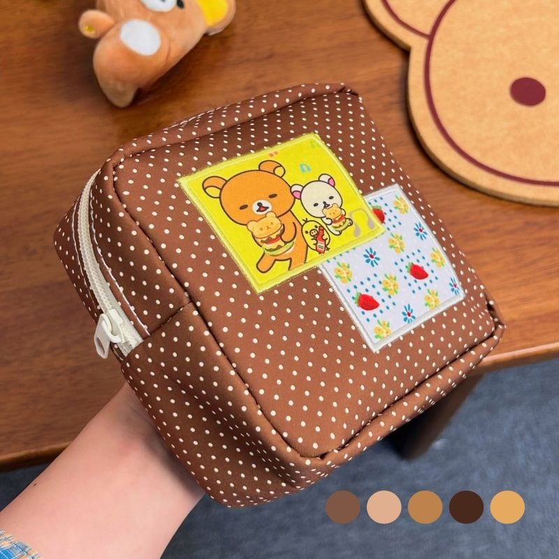 Rilakkuma Dot Pattern Makeup B - Travel Accessories Pouch のレビューと価格
