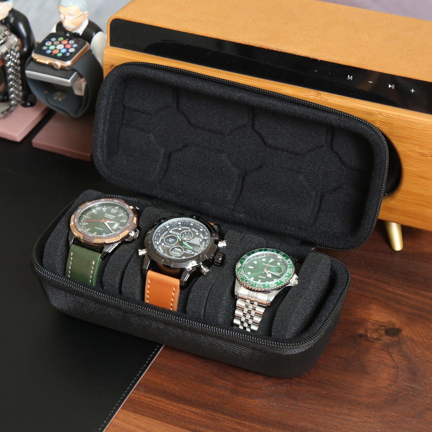 Watch Box Organizer For Men or - Travel Accessories Organizer Case のレビューと価格