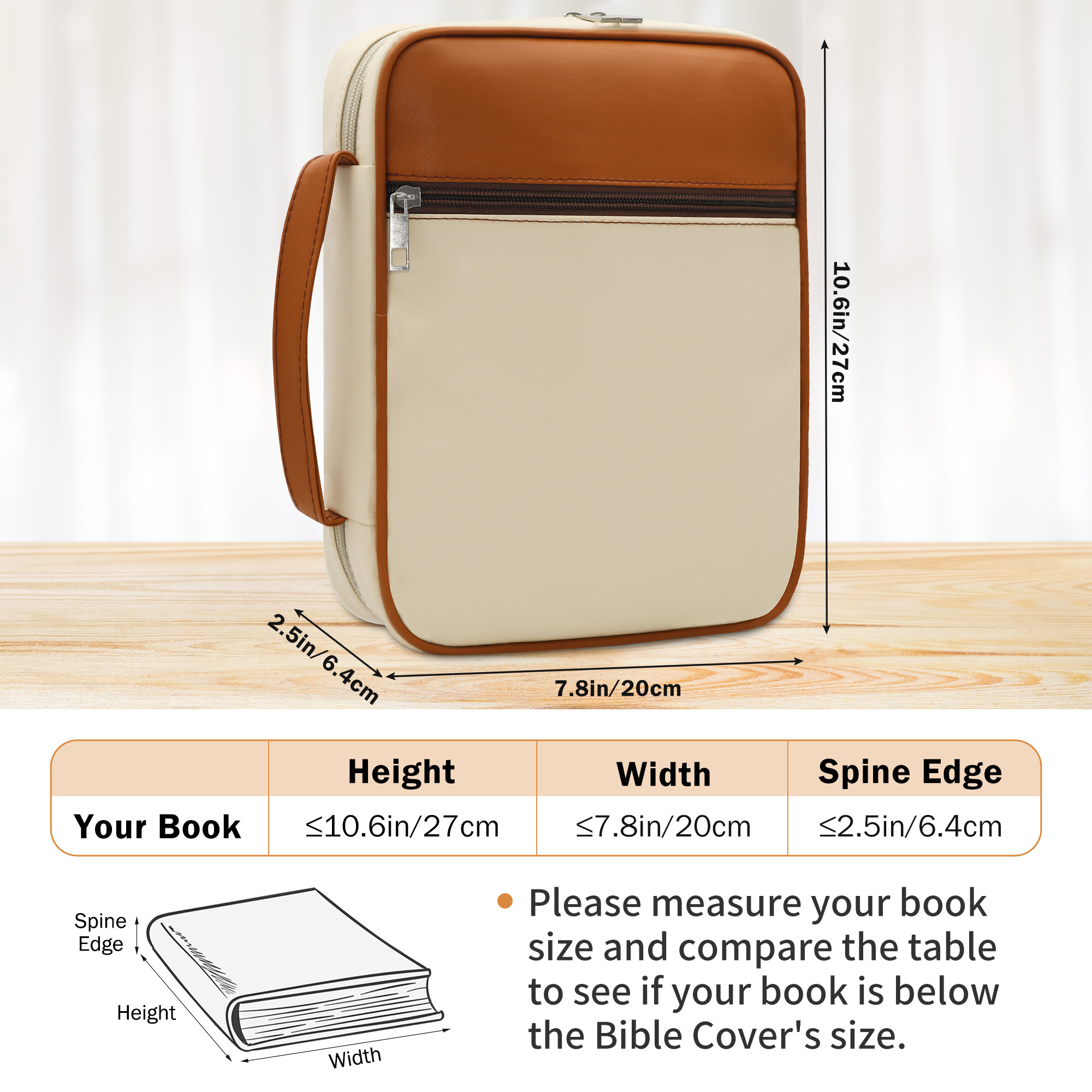 Bible Case for Women Pu Leathe - Travel Accessories Organizer Case のレビューと価格