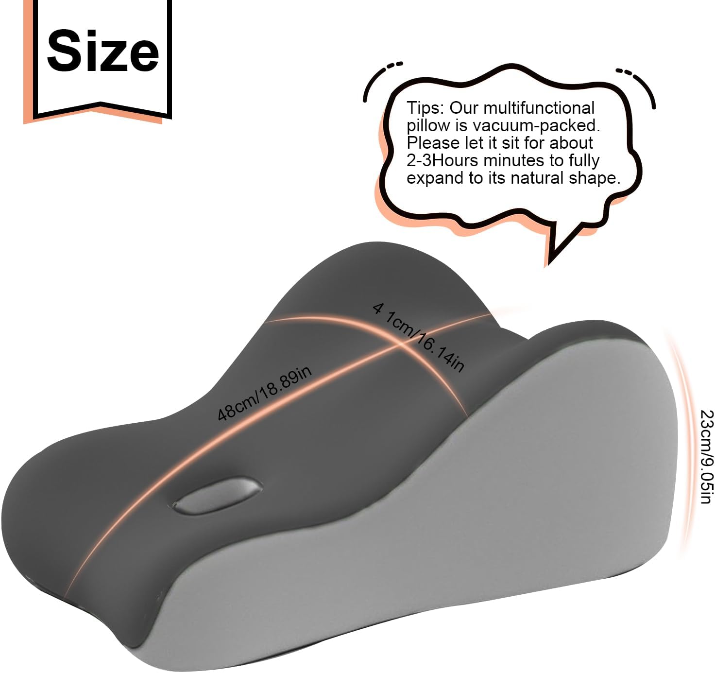 Intimacy Support Wedge Pillow  - Neck Pillow Memory Foam のレビューと価格