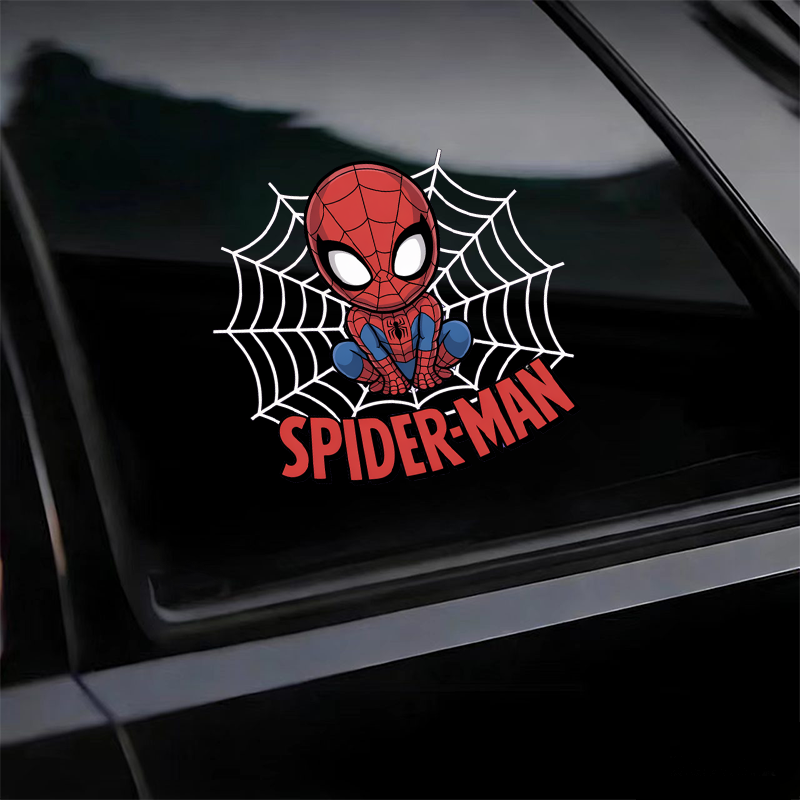 Superhero Spider Man Car Stick - Sticker Luggage Decorative のレビューと価格