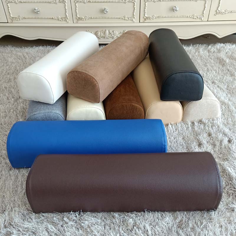 Leather Bolster Semi-Roll Pill - Neck Pillow Memory Foam のレビューと価格