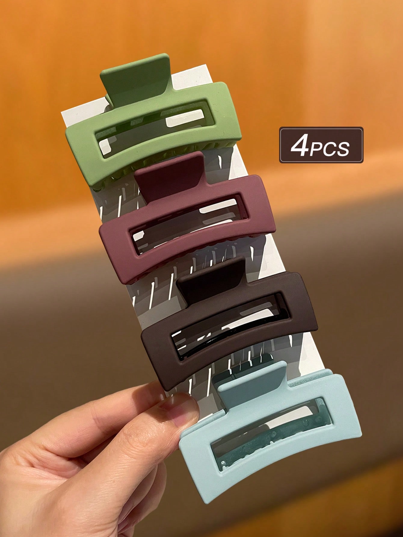 4pcs Women's Red Solid Color & - Travel Accessories As Gifts のレビューと価格