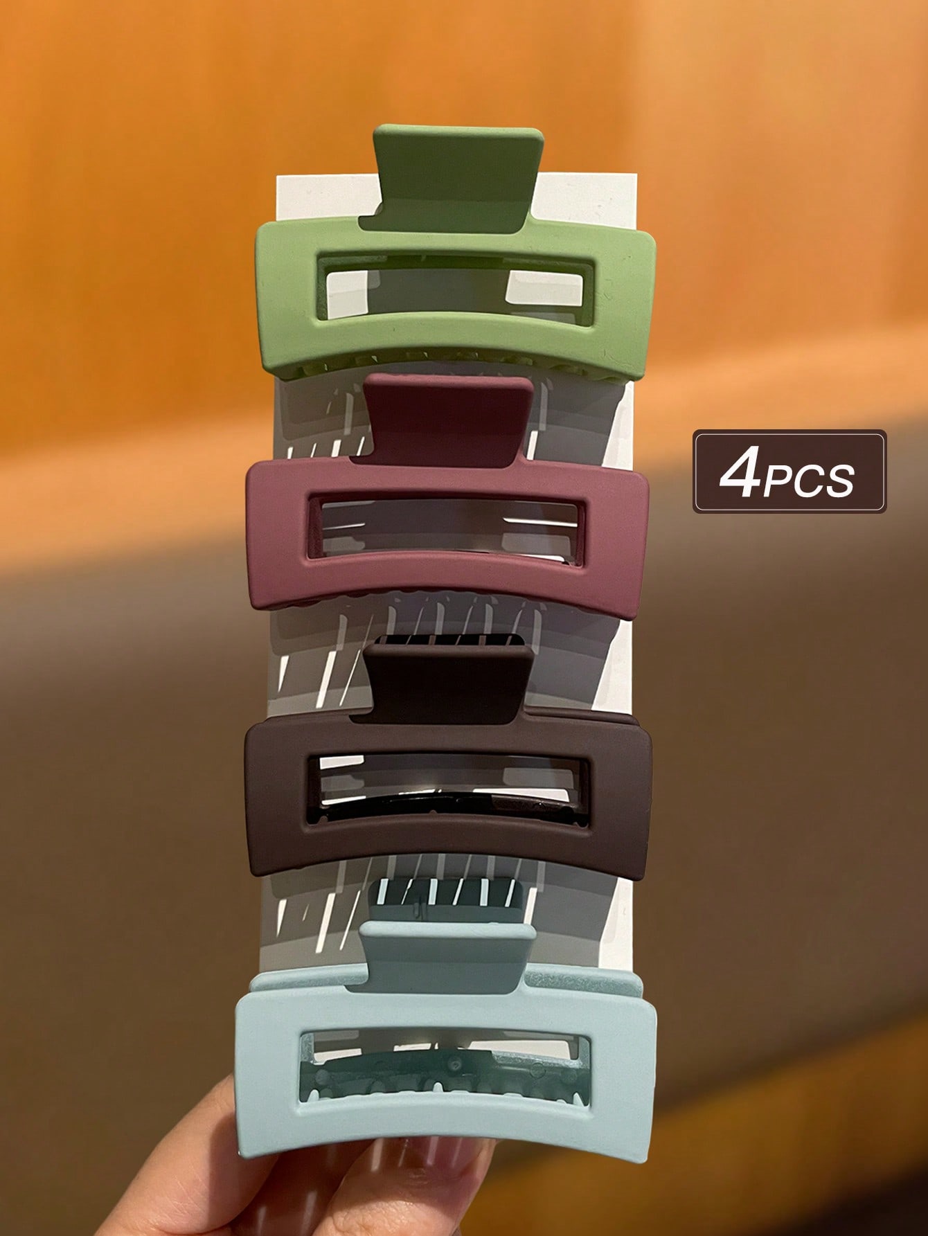 4pcs Women's Red Solid Color & - Travel Accessories As Gifts のレビューと価格