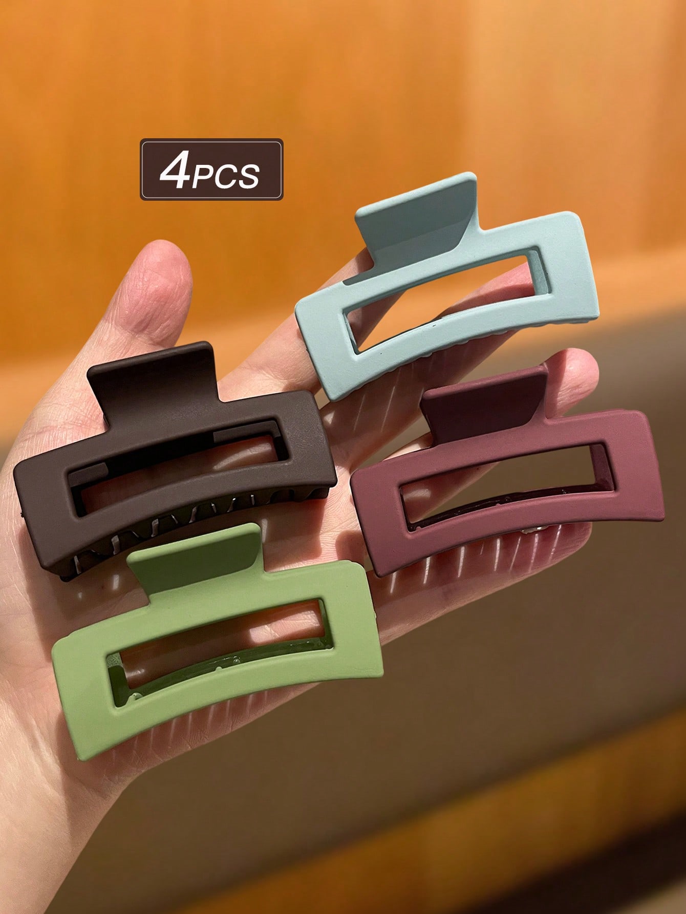 4pcs Women's Red Solid Color & - Travel Accessories As Gifts のレビューと価格