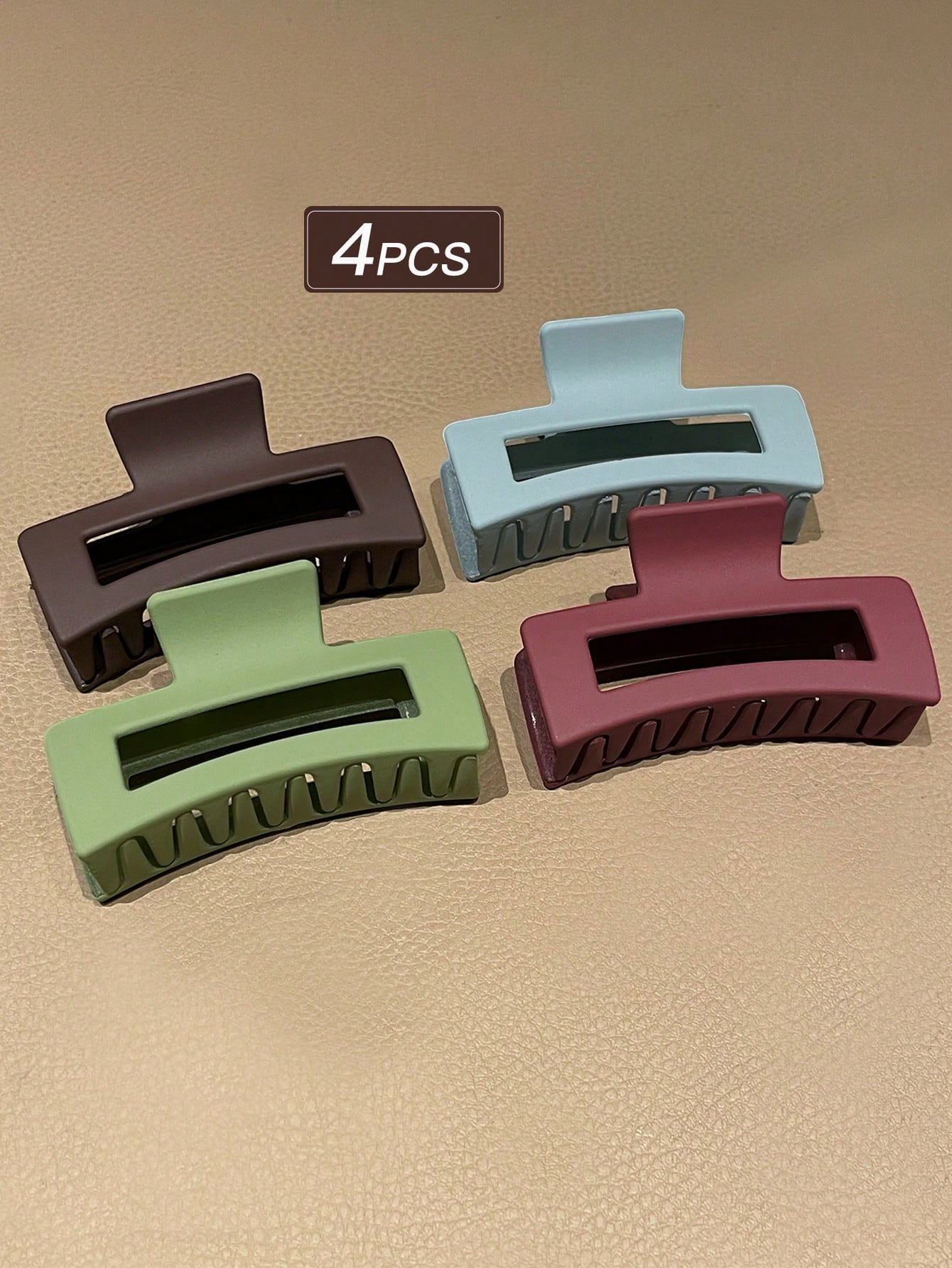 4pcs Women's Red Solid Color & - Travel Accessories As Gifts のレビューと価格