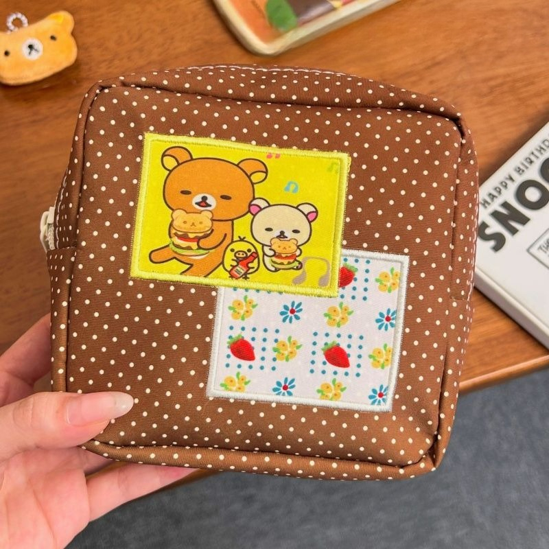 Kawaii Rilakkuma Brown Polka D - Travel Accessories Pouch のレビューと価格