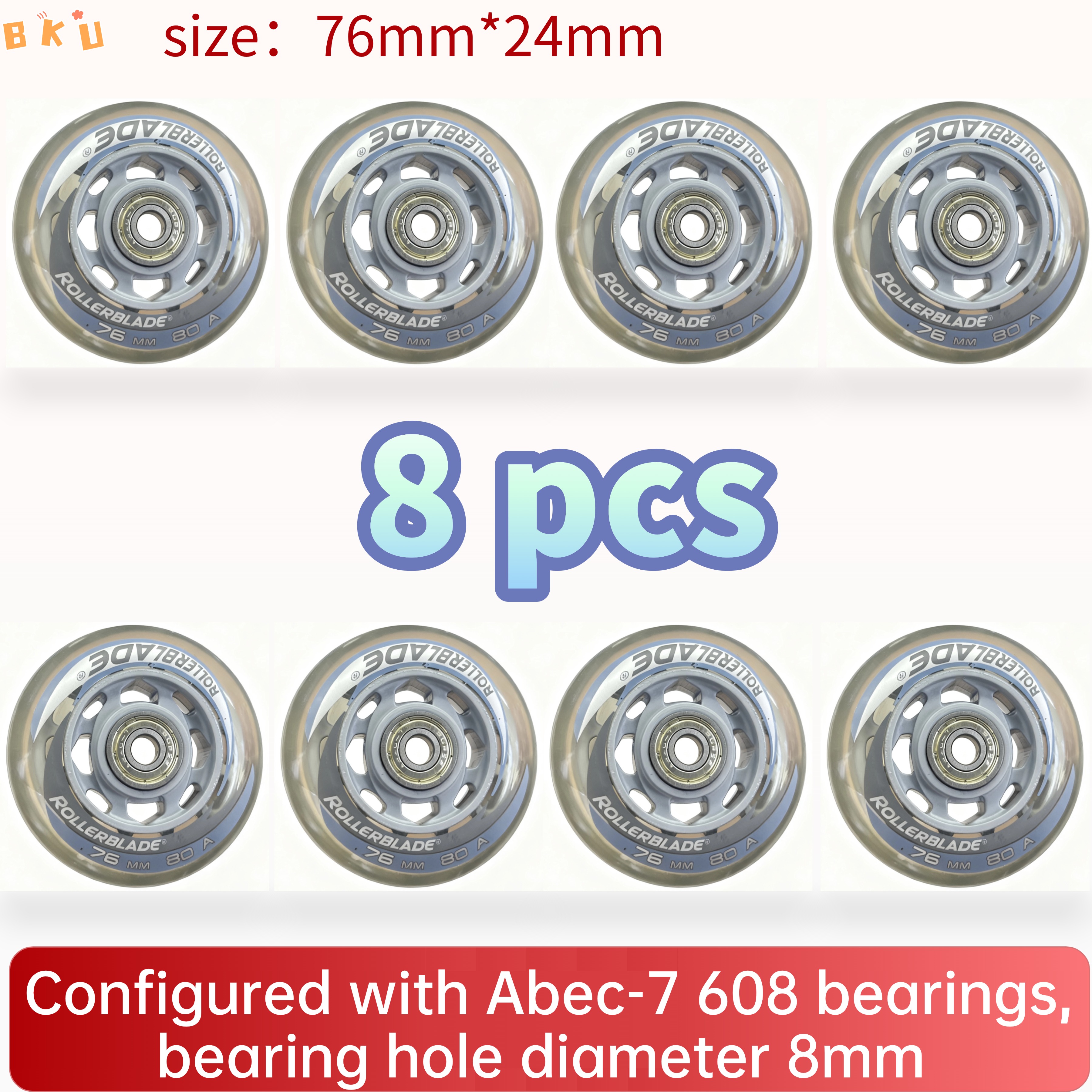 8-Piece PU Replacement Wheels  - Luggage Wheel Replacement のレビューと価格